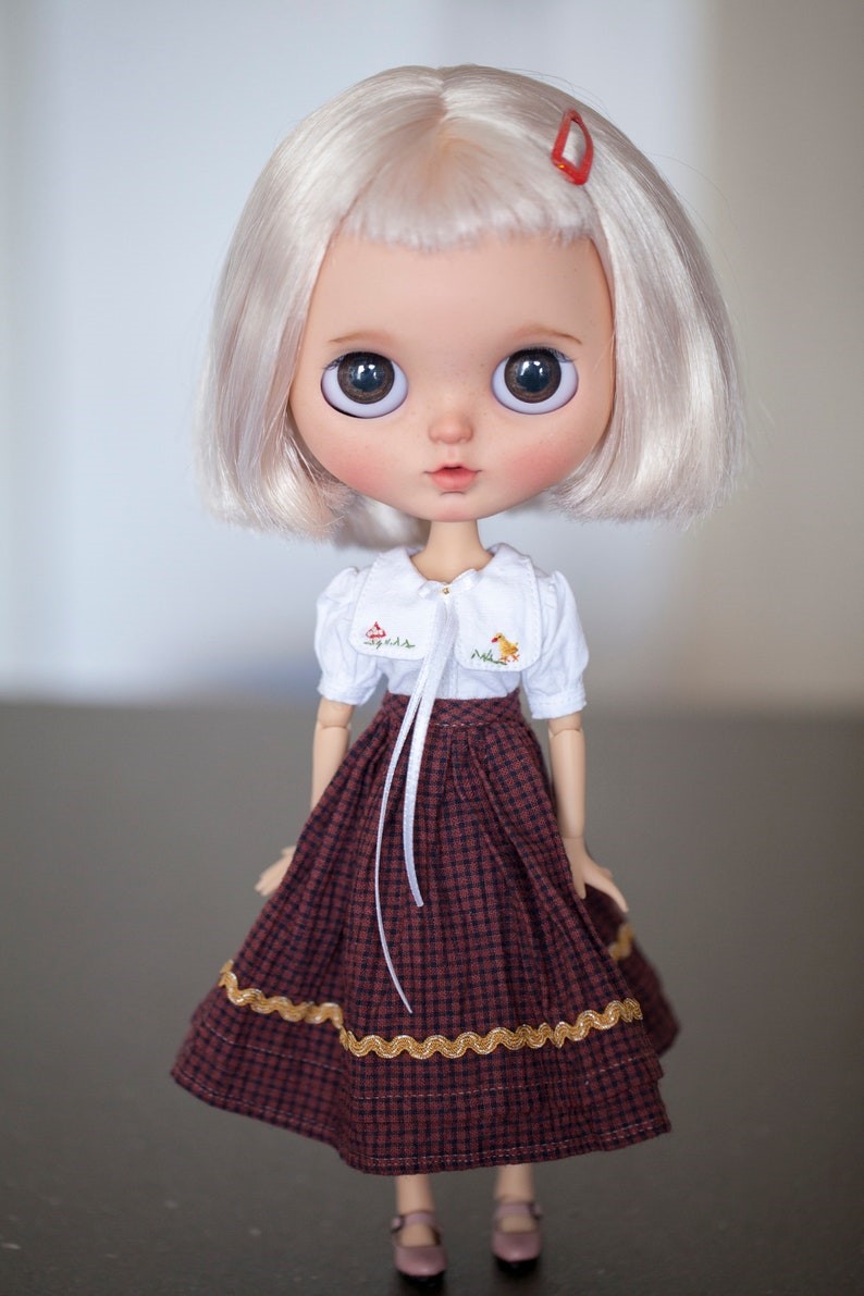 Blanche – Custom Blythe Doll One-Of-A-Kind OOAK Custom OOAK Blythe Doll