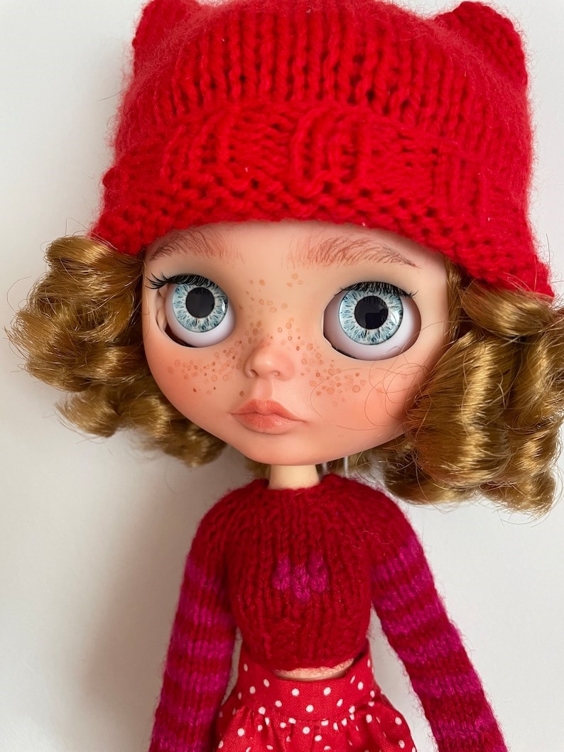Emilia – Custom Blythe Doll One-Of-A-Kind OOAK Custom OOAK Blythe Doll