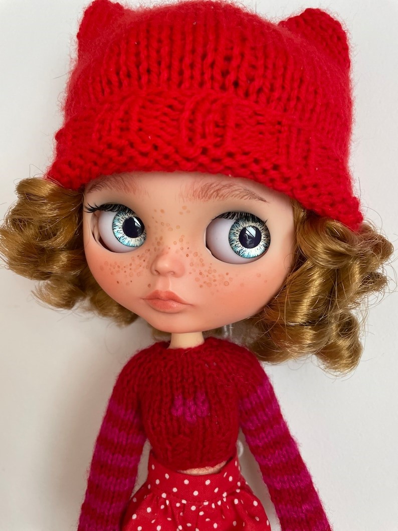 Emilia – Custom Blythe Doll One-Of-A-Kind OOAK Custom OOAK Blythe Doll