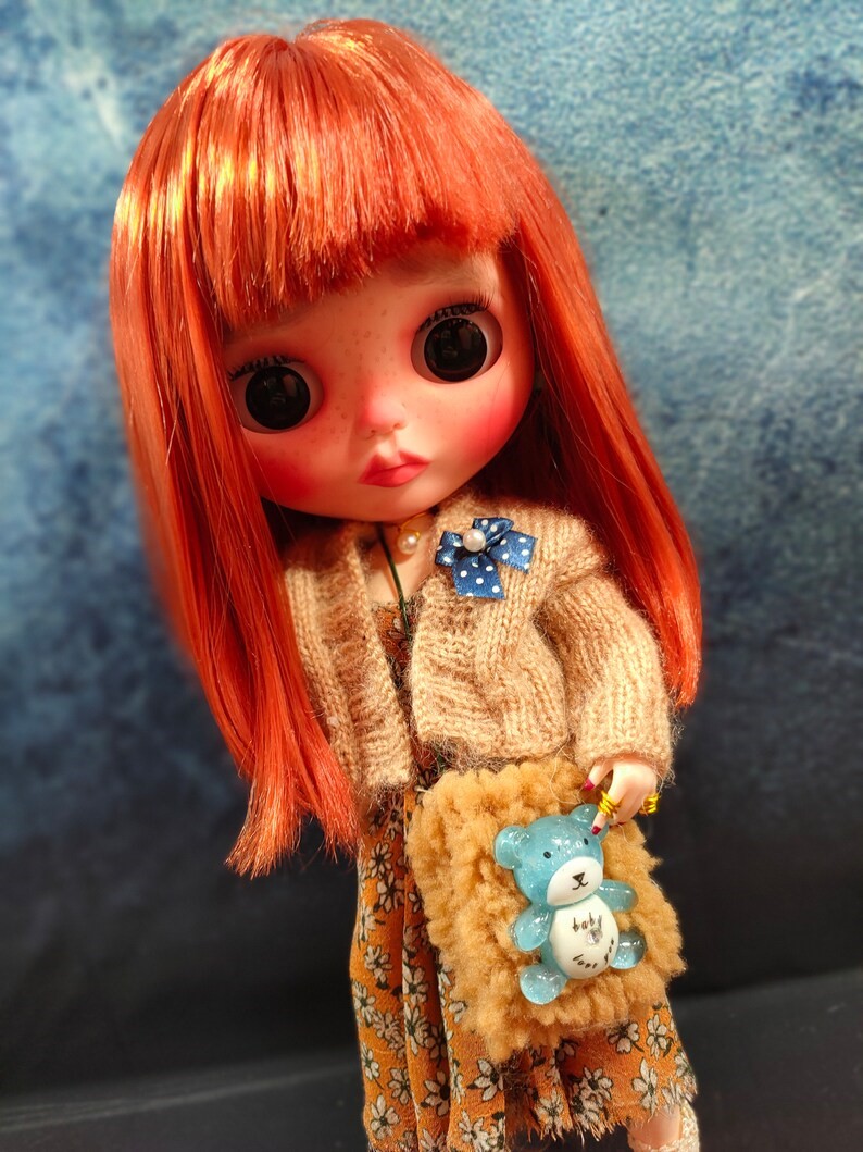 Gemma – Custom Blythe Bambola unica nel suo genere OOAK Custom OOAK Blythe Bambola