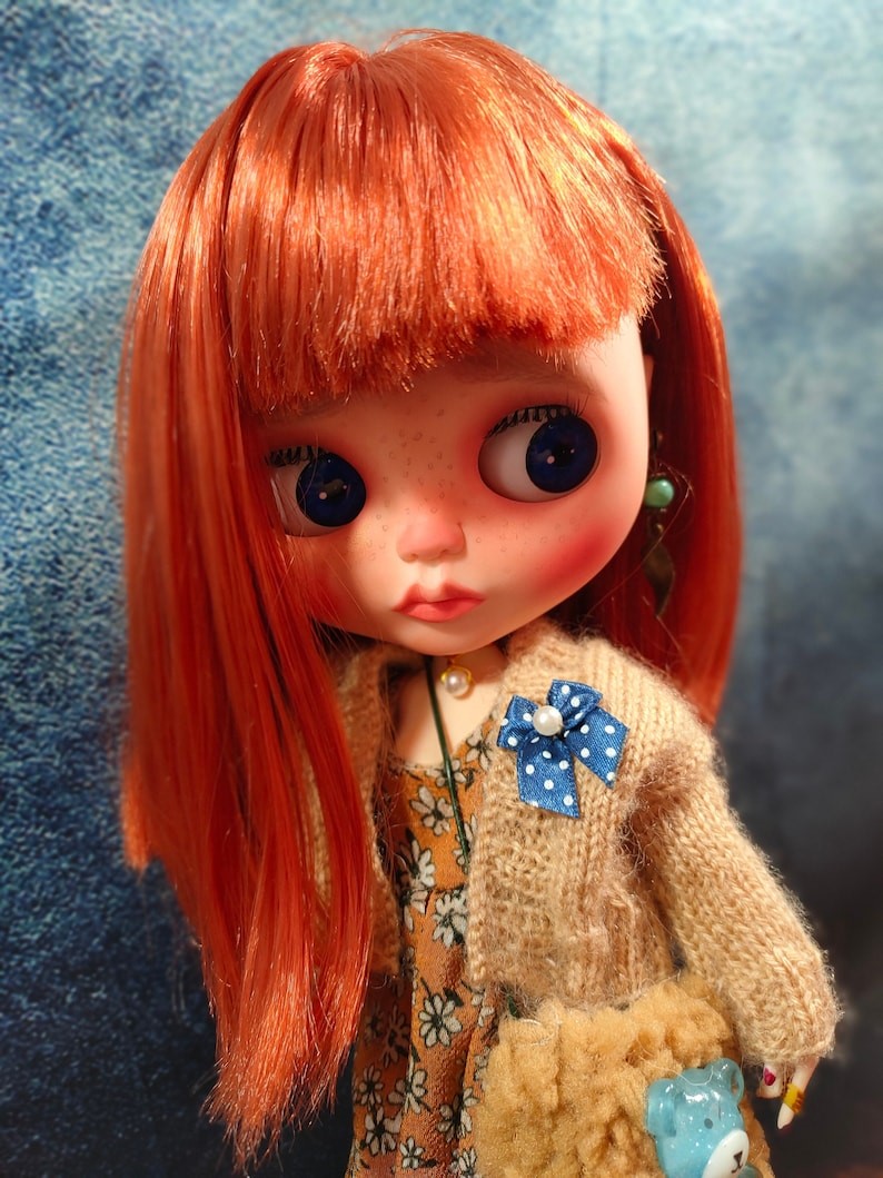 Gemma – Custom Blythe Doll One-Of-A-Kind OOAK Custom OOAK Blythe Doll