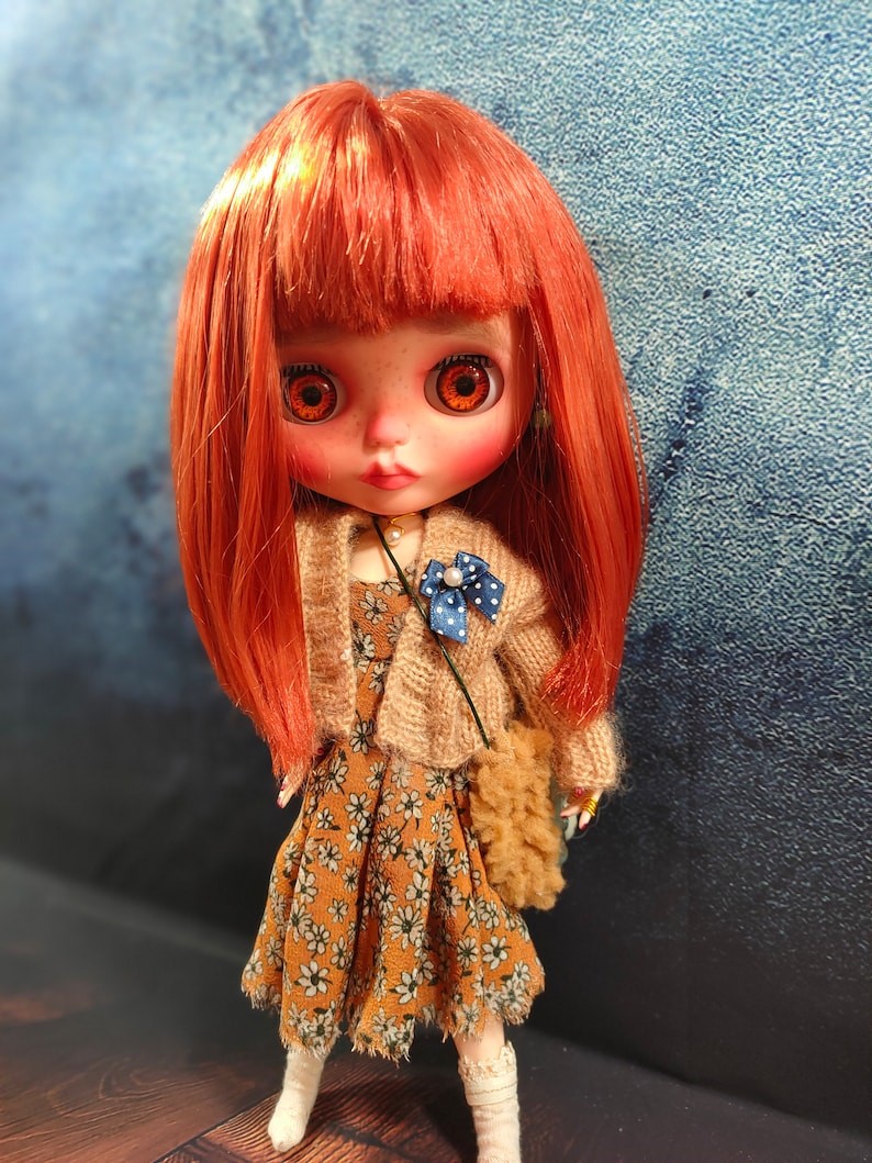 Gemma – Custom Blythe Doll One-Of-A-Kind OOAK Custom OOAK Blythe Doll