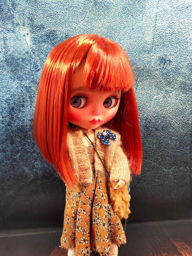 Gemma – Custom Blythe Doll One-Of-A-Kind OOAK Custom OOAK Blythe Doll