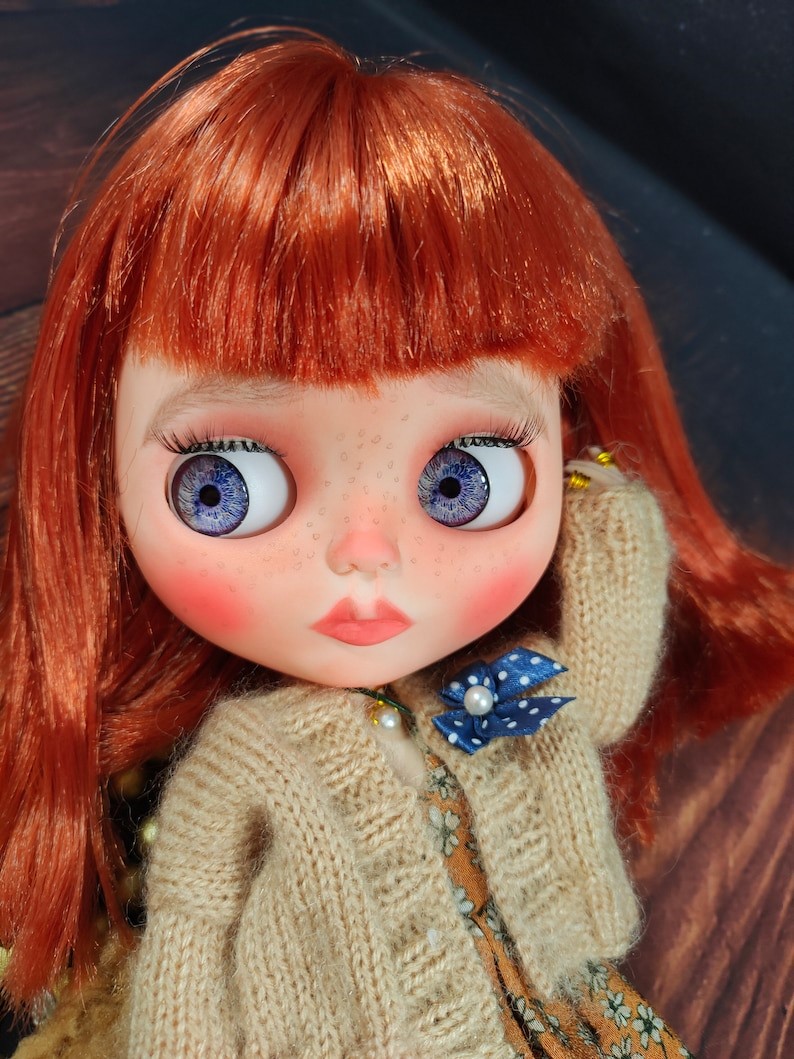 Gemma – Custom Blythe Doll One-Of-A-Kind OOAK Custom OOAK Blythe Doll