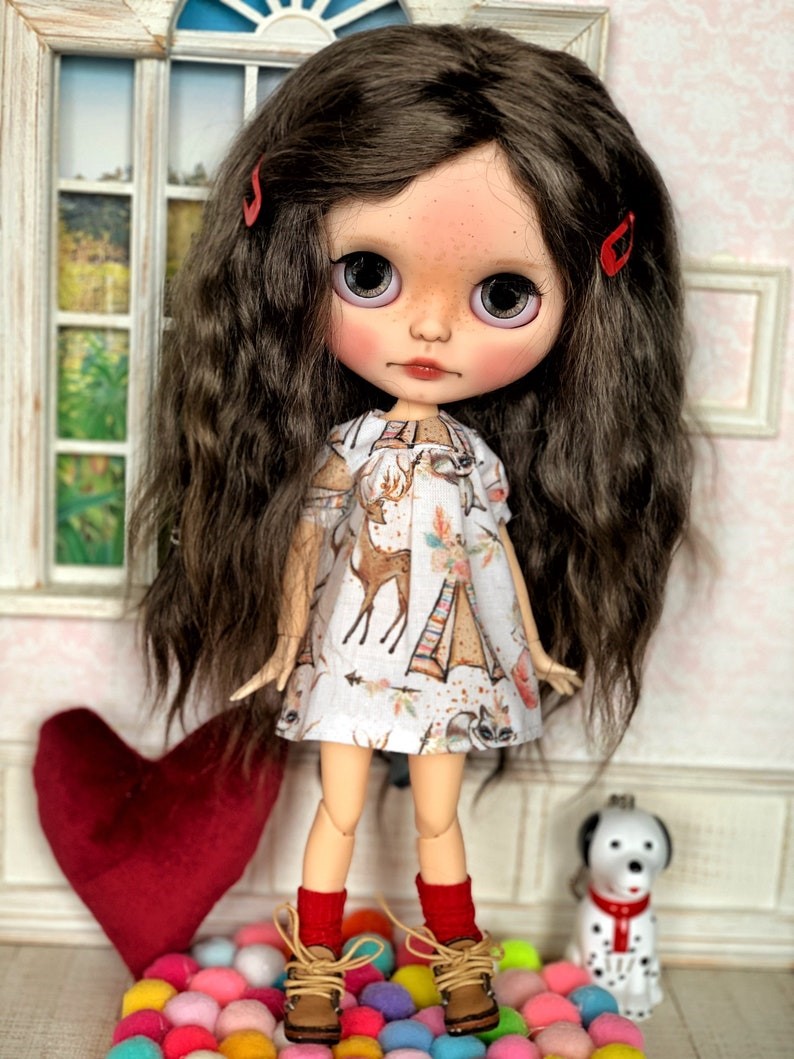 Lucy – Custom Blythe Doll One-Of-A-Kind OOAK Custom OOAK Blythe Doll