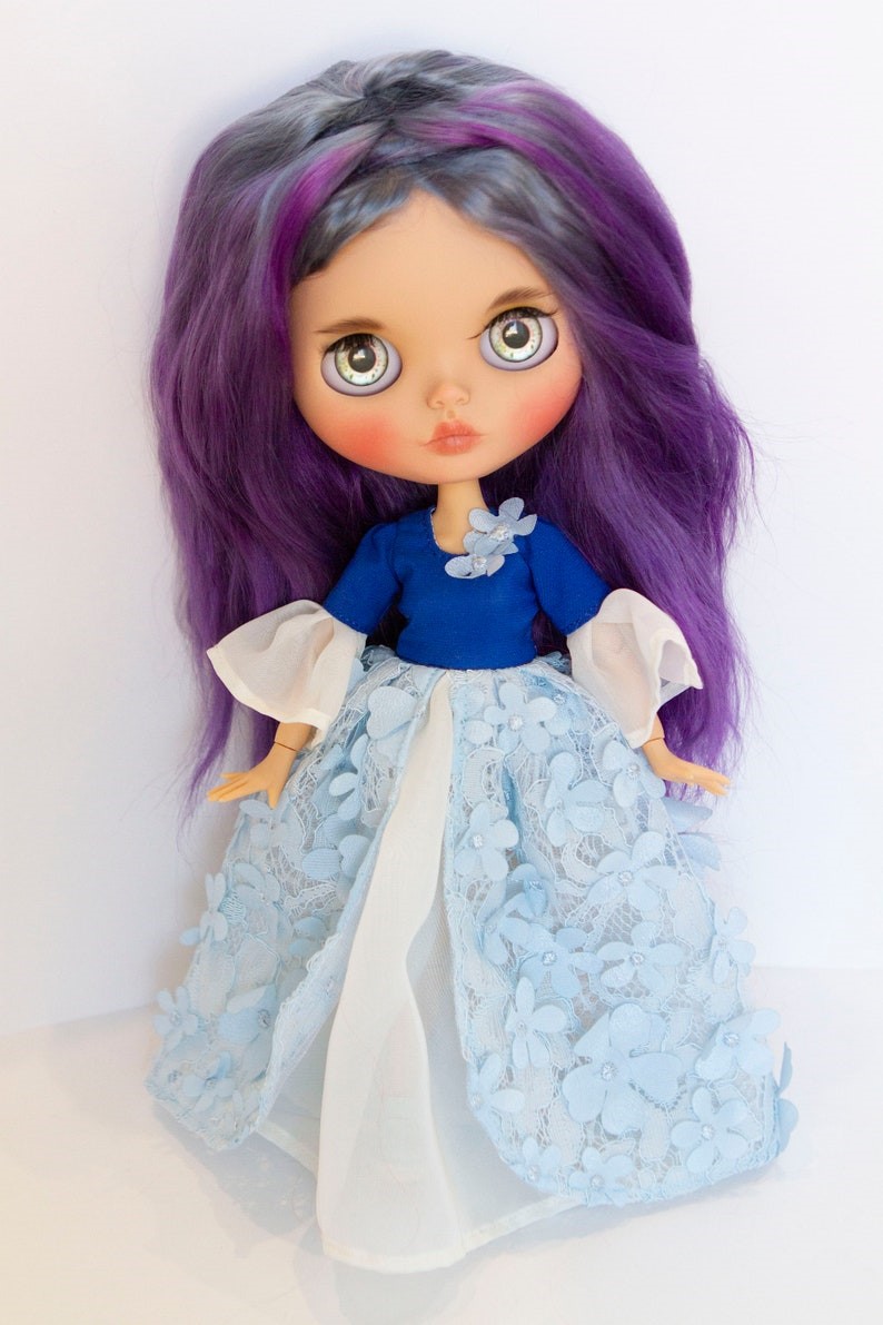 میا – Custom Blythe عروسک OOAK یک نوع Custom بلوط Blythe عروسک
