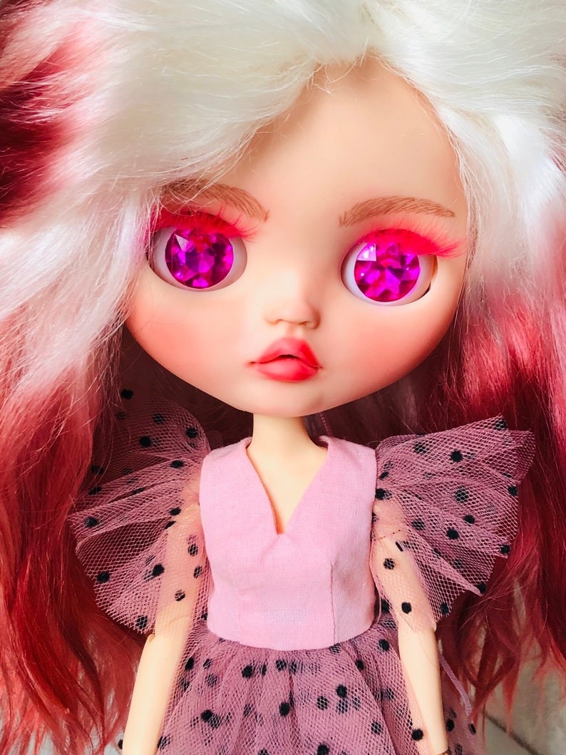 Mildred – Custom Blythe Doll One-Of-A-Kind OOAK Custom OOAK Blythe Doll