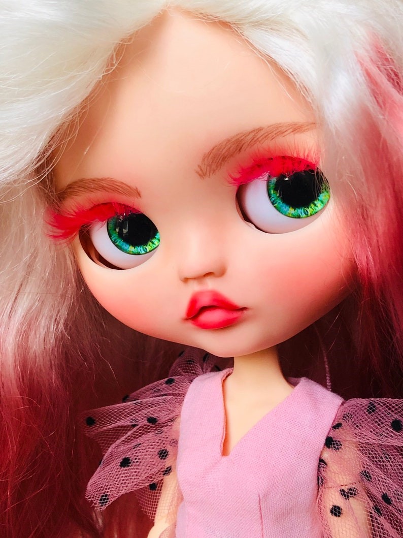 Mildred – Custom Blythe Doll One-Of-A-Kind OOAK Custom OOAK Blythe Doll