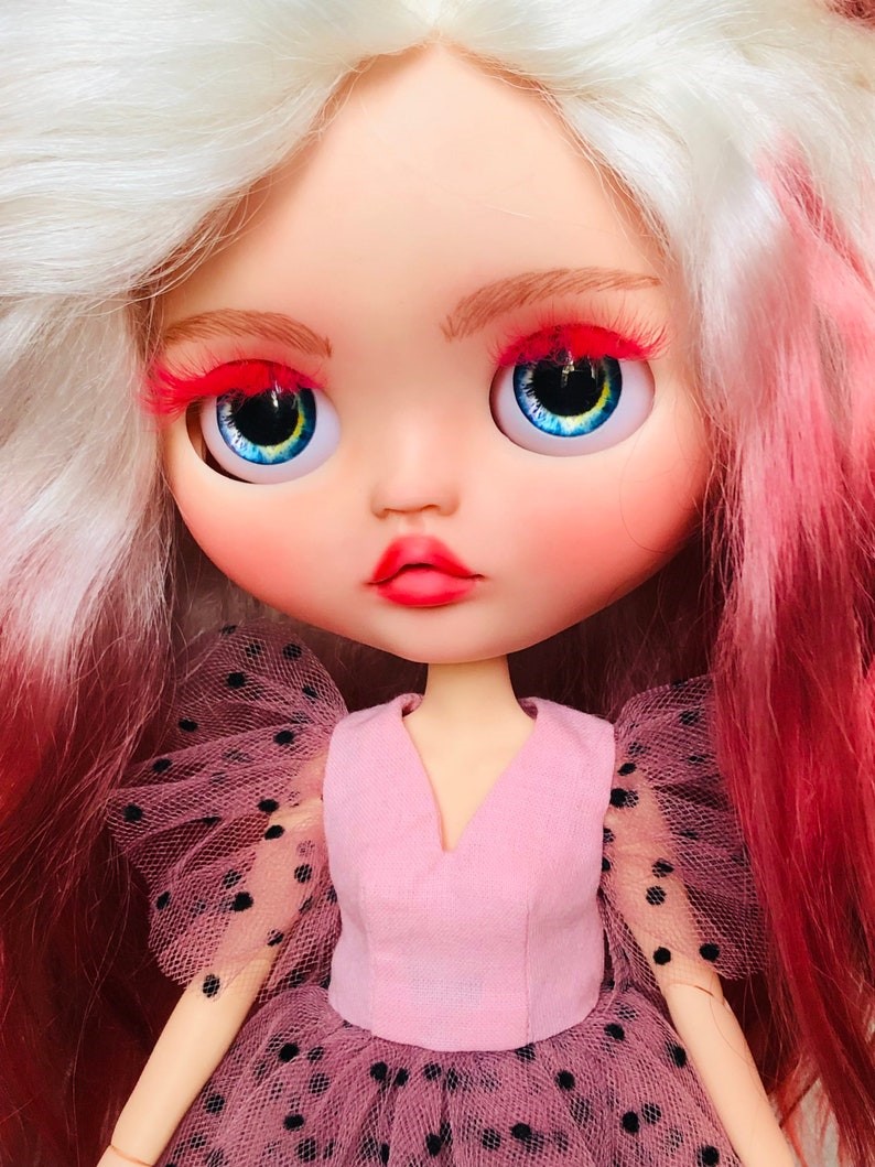 Mildred – Custom Blythe Doll One-Of-A-Kind OOAK Custom OOAK Blythe Doll