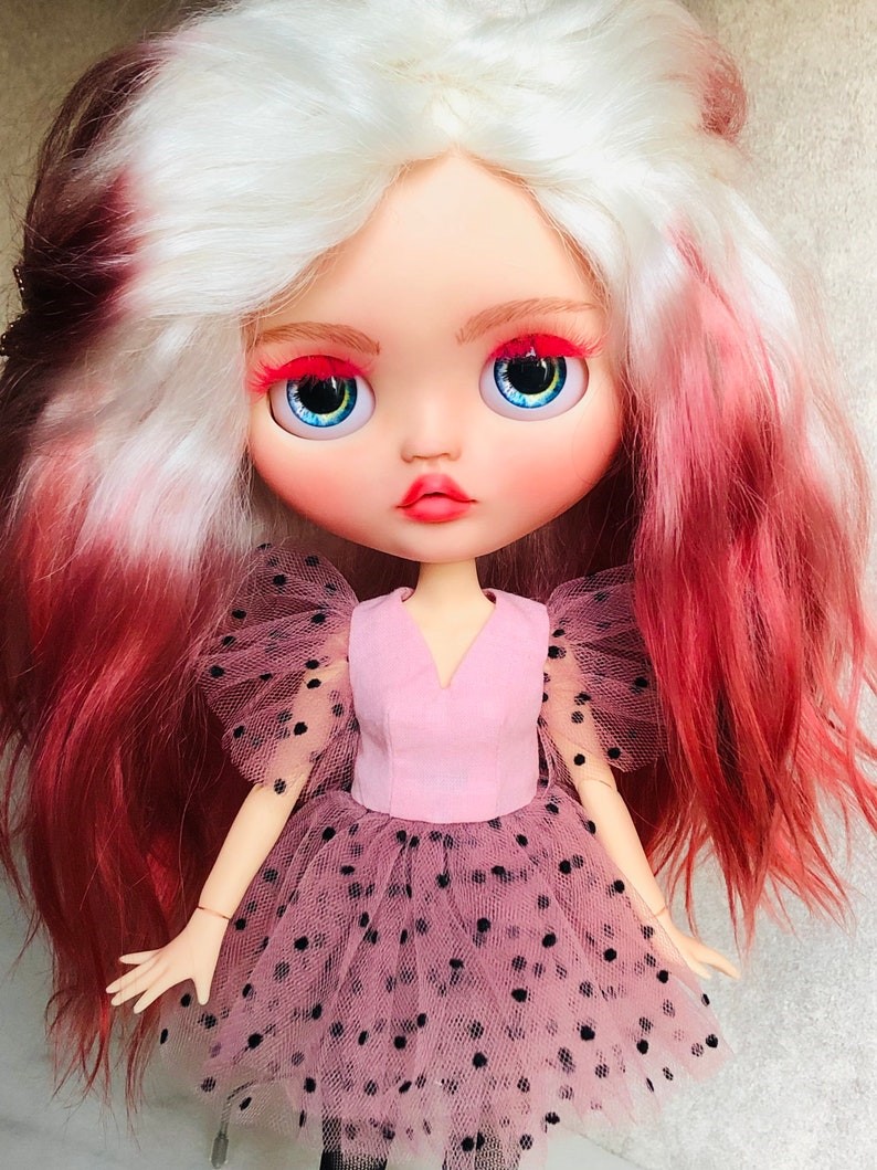 Mildred – Custom Blythe Doll One-Of-A-Kind OOAK Custom OOAK Blythe Doll