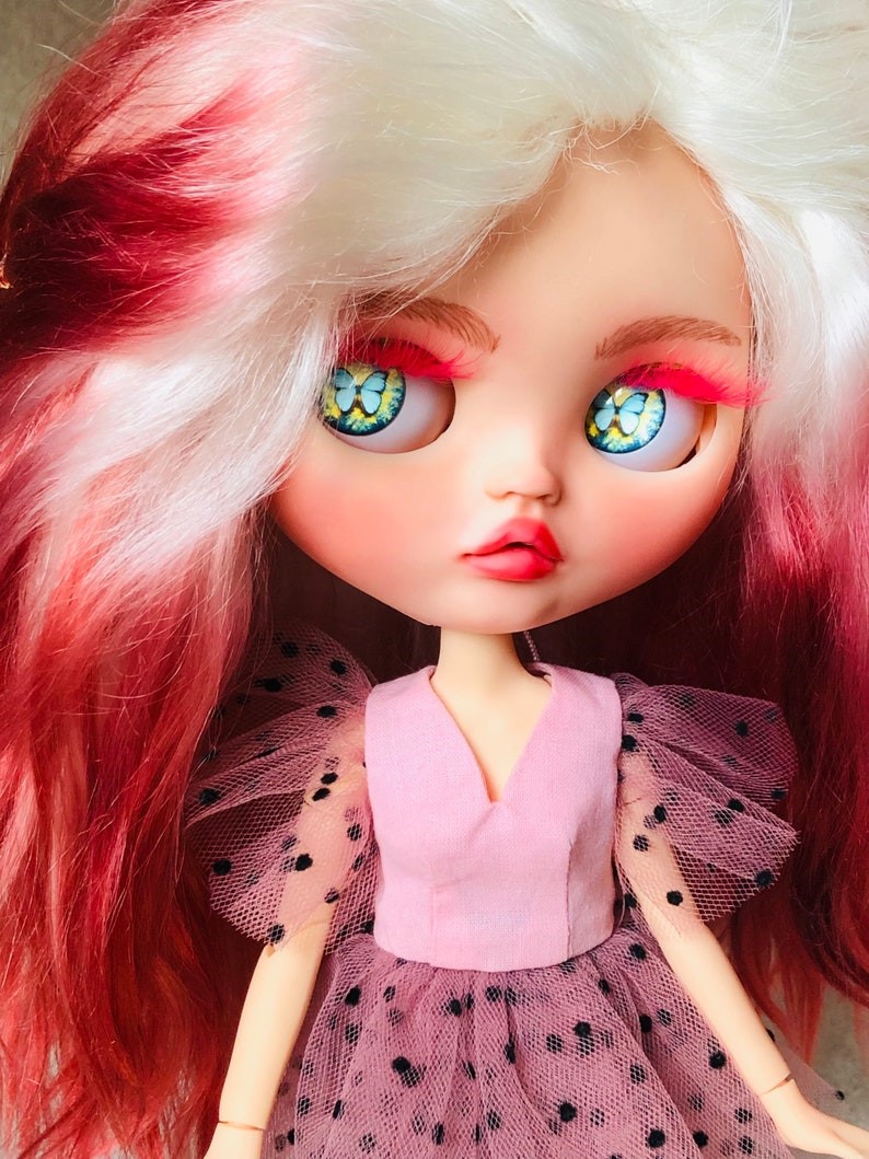 Mildred – Custom Blythe Doll One-Of-A-Kind OOAK Custom OOAK Blythe Doll