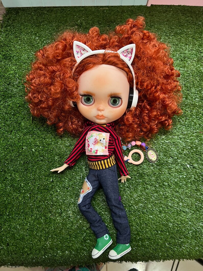 Olivia – Custom Blythe Doll One-Of-A-Kind OOAK Custom OOAK Blythe Doll