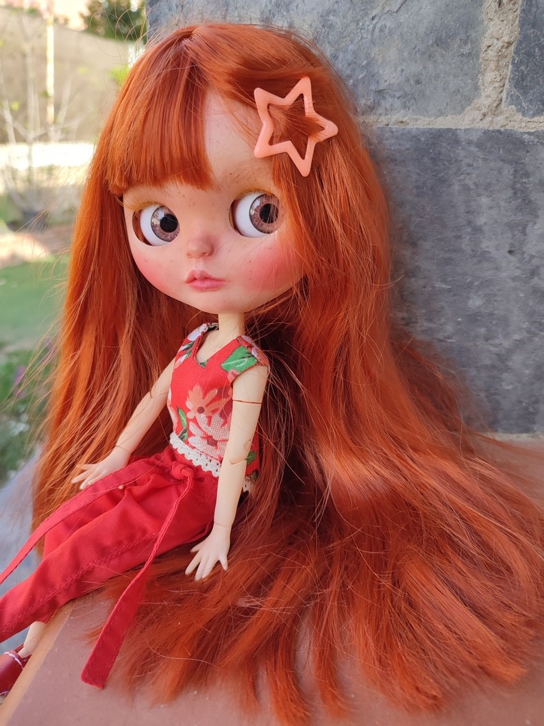 ソフィア– Custom Blythe 人形のユニークなOOAK Custom あーあ Blythe 人形