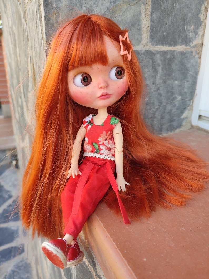 Sofia – Custom Blythe Doll One-Of-A-Kind OOAK Custom OOAK Blythe Doll