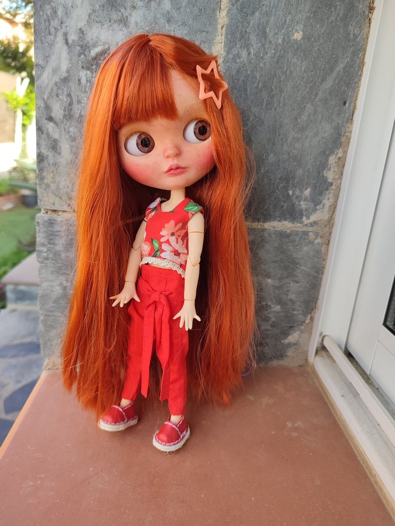 Sofia – Custom Blythe Doll One-Of-A-Kind OOAK Custom OOAK Blythe Doll