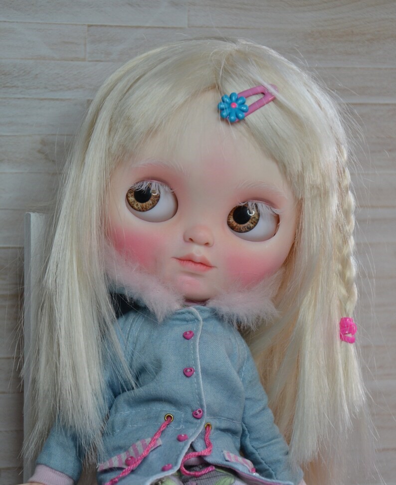 Audrey – Custom Blythe Doll One-Of-A-Kind OOAK Custom OOAK Blythe Doll