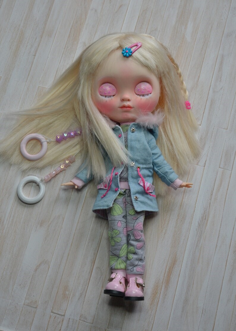 Audrey – Custom Blythe Doll One-Of-A-Kind OOAK Custom OOAK Blythe Doll