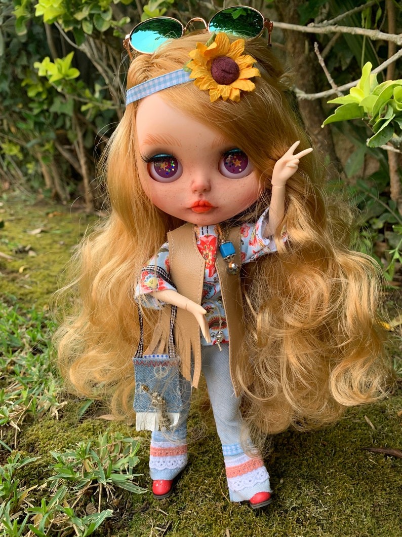 Bella - Custom Blythe Poupée Unique OOAK Custom OOAK Blythe Doll