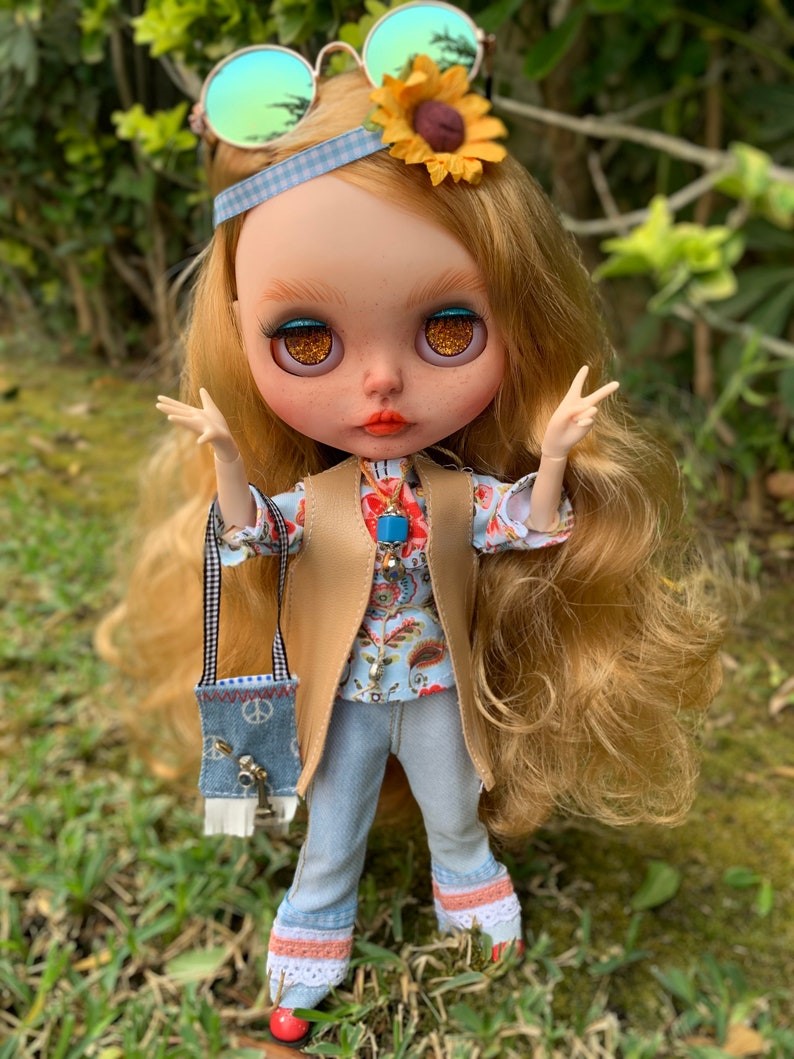 Bella - Custom Blythe Poupée Unique OOAK Custom OOAK Blythe Doll