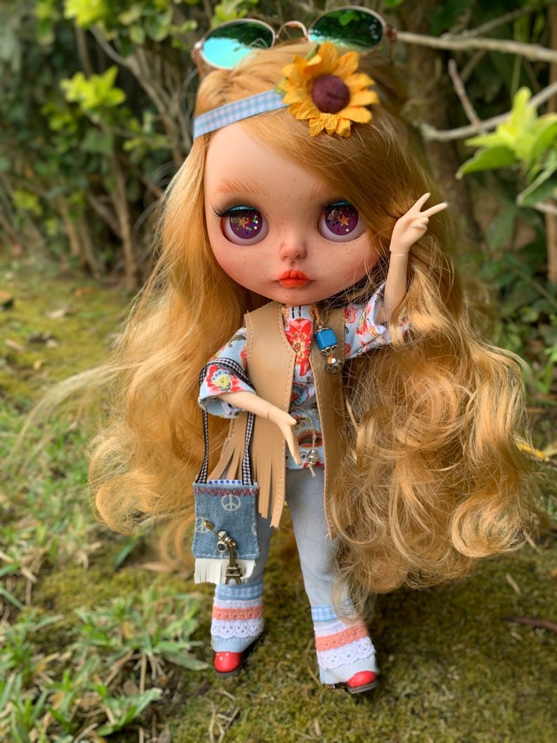 Bella - Custom Blythe Poupée Unique OOAK Custom OOAK Blythe Doll