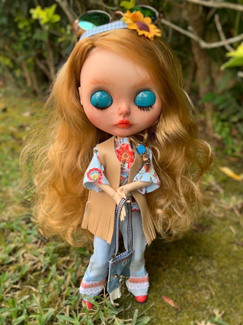 Bella - Custom Blythe Poupée Unique OOAK Custom OOAK Blythe Doll
