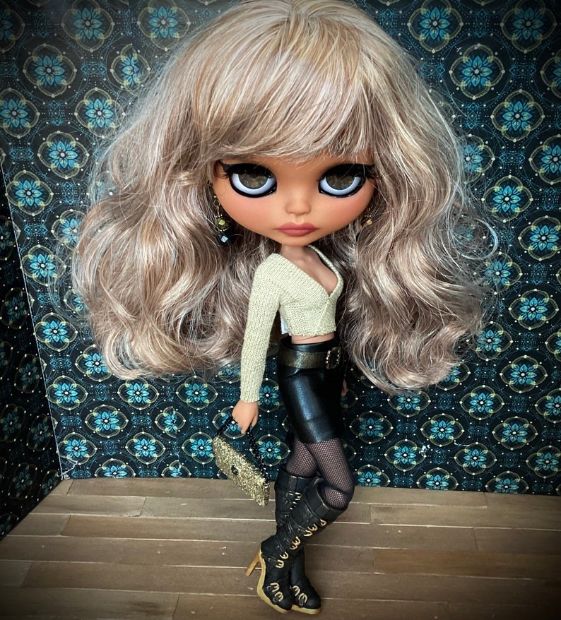 April – Custom Blythe Doll One-Of-A-Kind OOAK Custom OOAK Blythe Doll