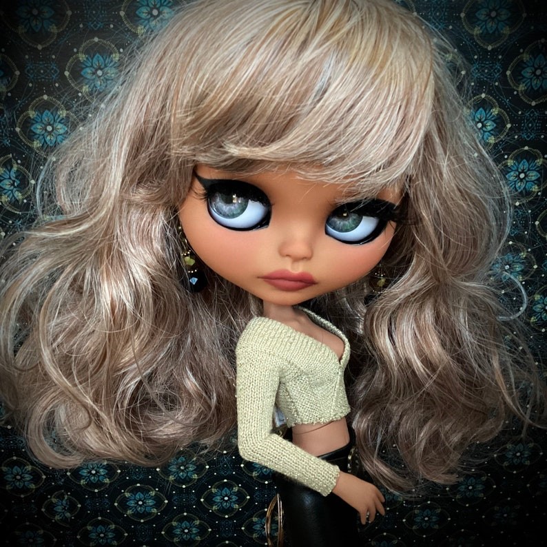April – Custom Blythe Doll One-Of-A-Kind OOAK Custom OOAK Blythe Doll