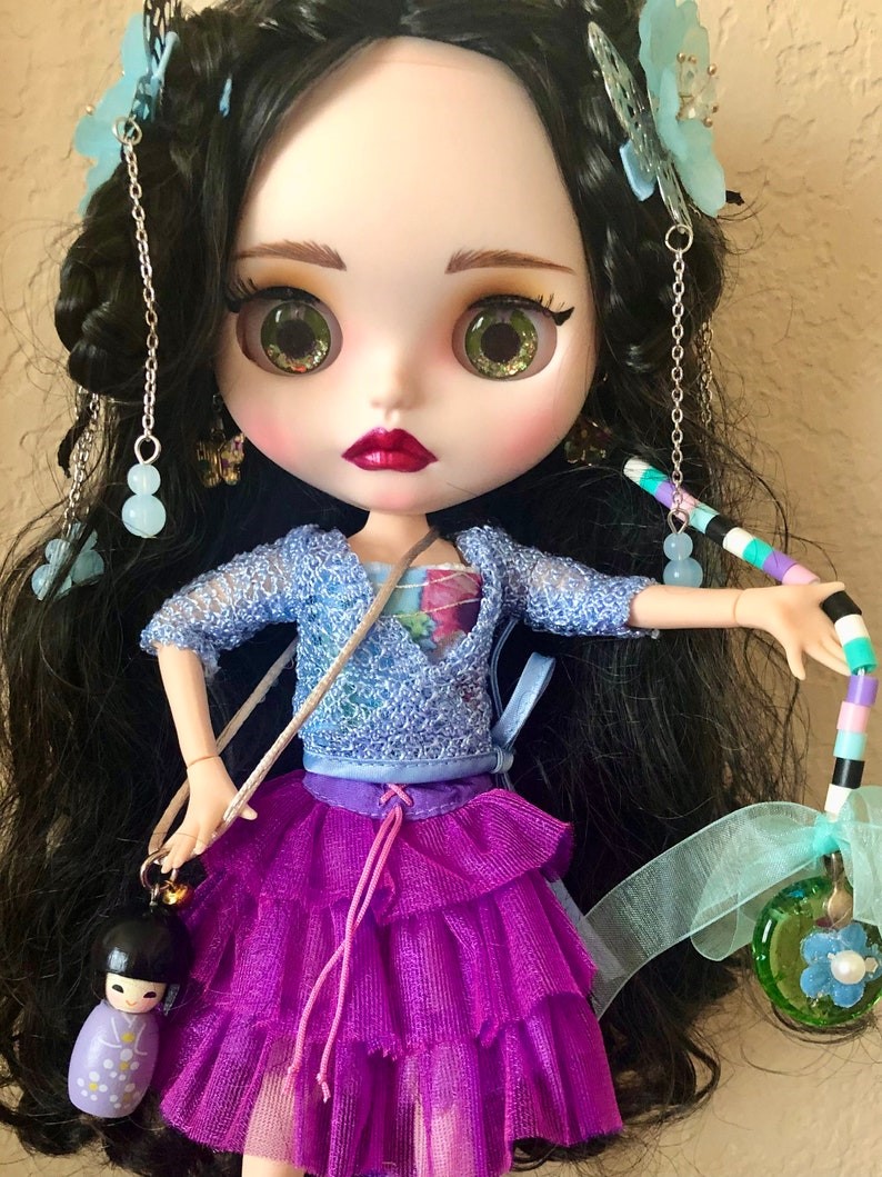 Bonnie – Custom Blythe Doll One-Of-A-Kind OOAK Custom OOAK Blythe Doll