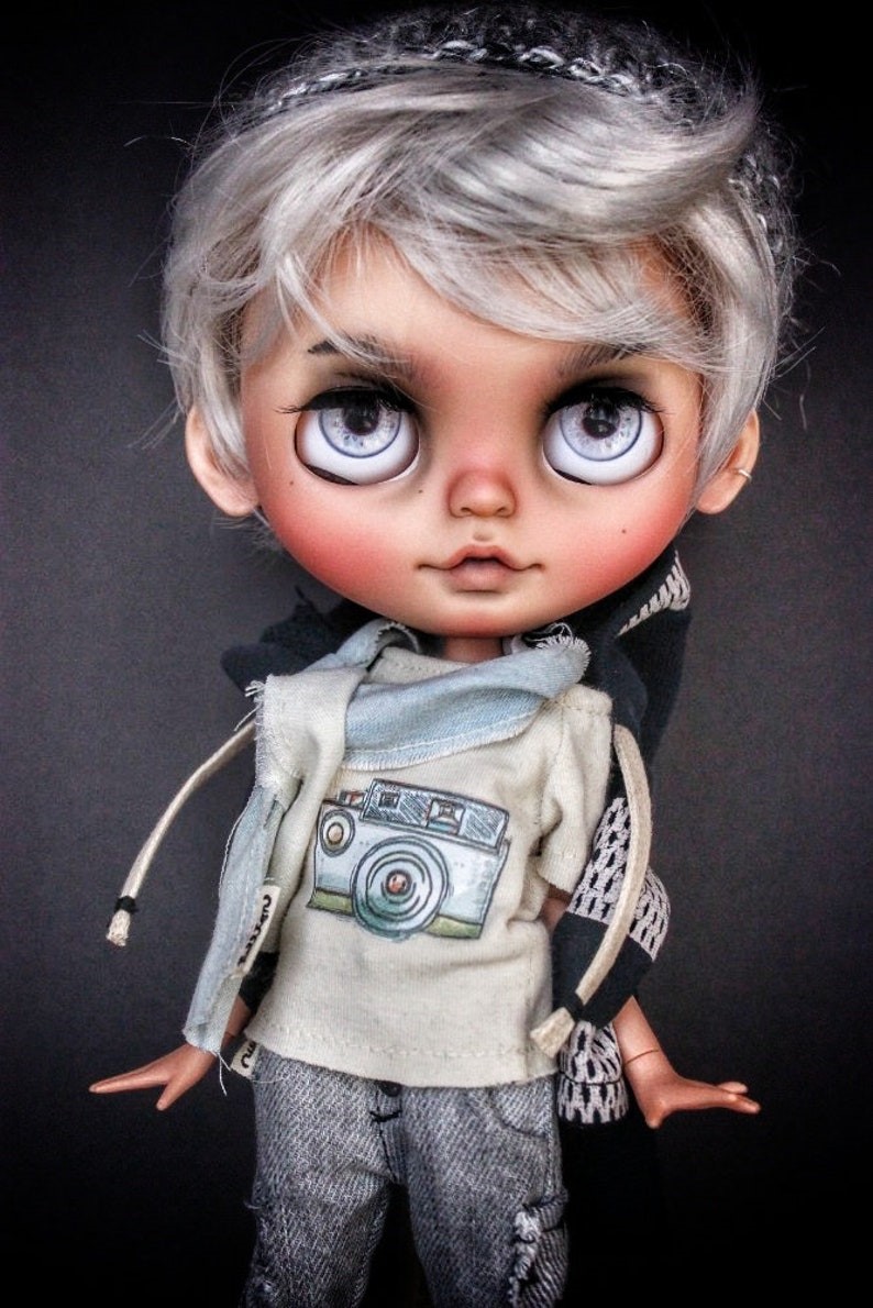 Chris – Custom Blythe Doll One-Of-A-Kind OOAK Custom OOAK Blythe Doll