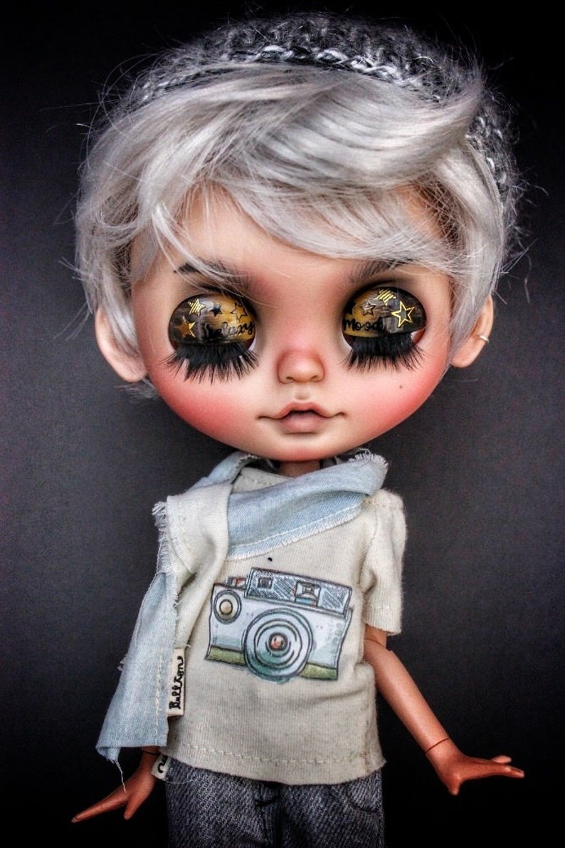 Chris – Custom Blythe Doll One-Of-A-Kind OOAK Custom OOAK Blythe Doll