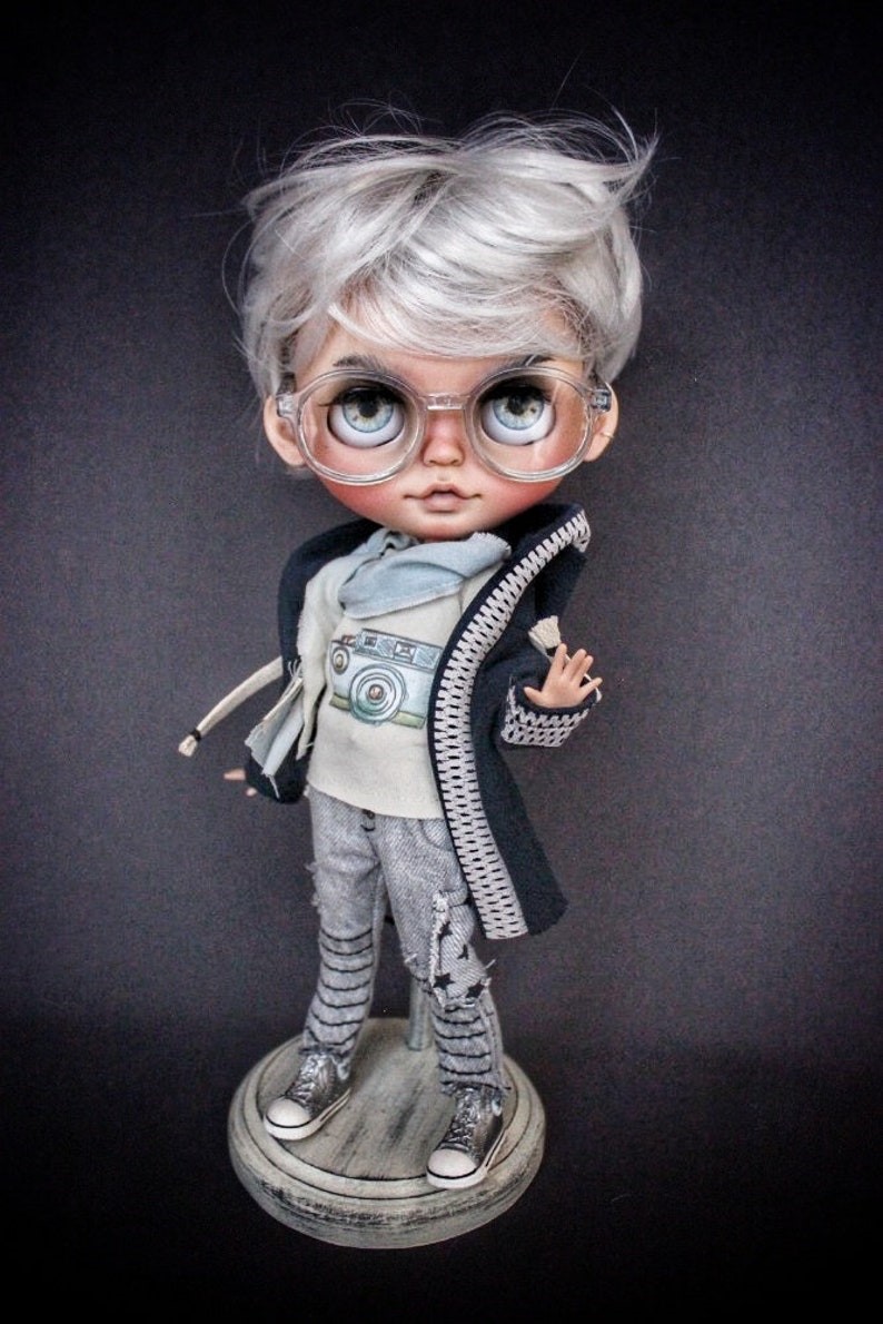 Chris – Custom Blythe Doll One-Of-A-Kind OOAK Custom OOAK Blythe Doll