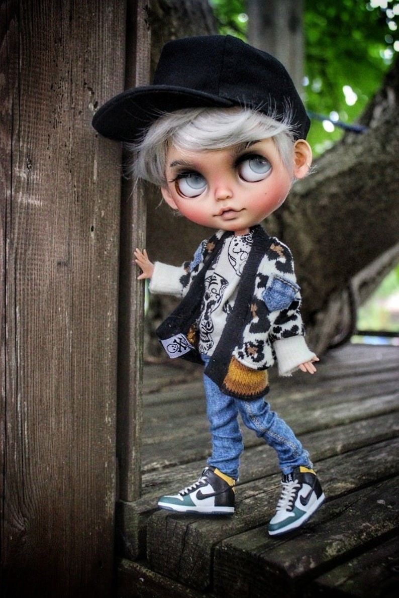 Chris – Custom Blythe Doll One-Of-A-Kind OOAK Custom OOAK Blythe Doll