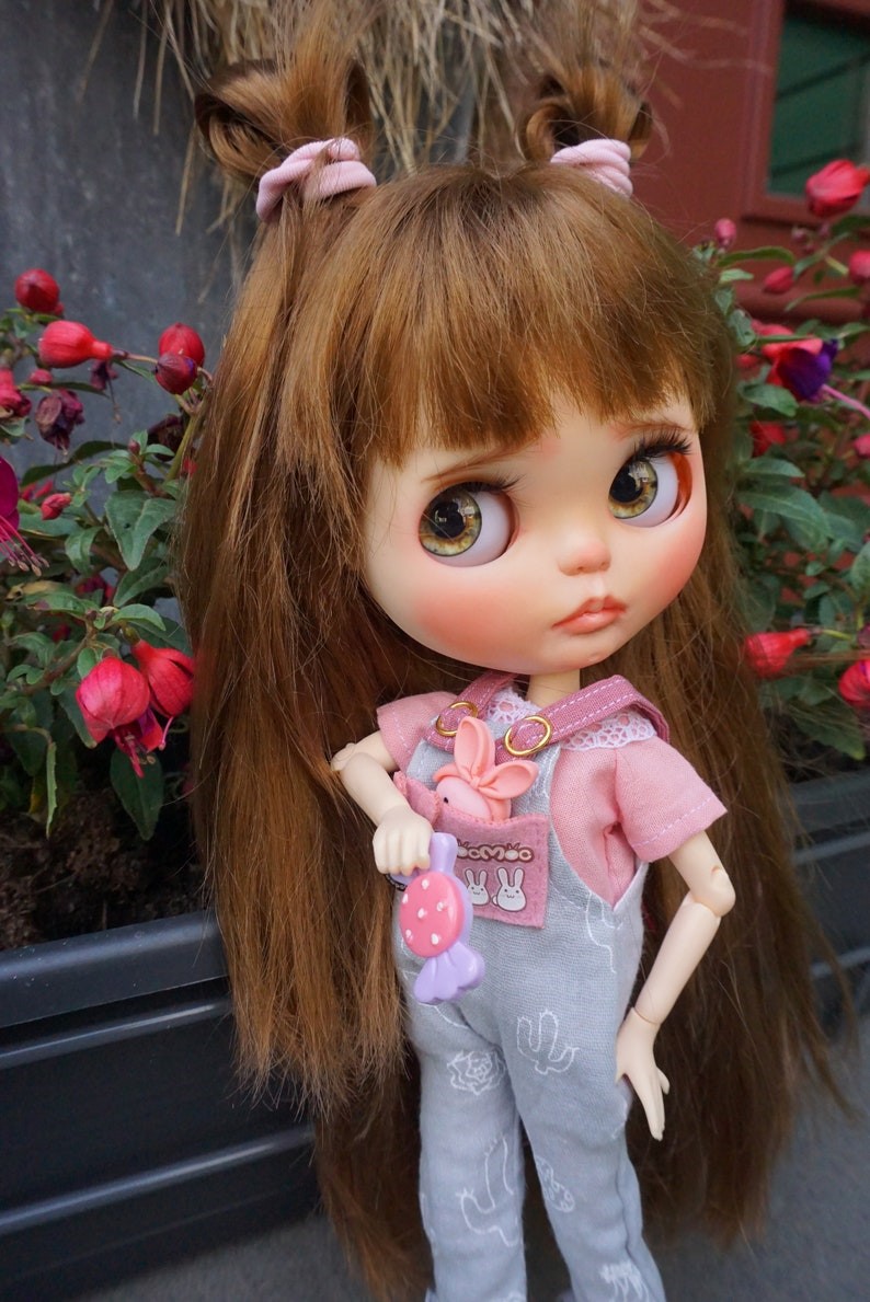 Emberly – Custom Blythe Enkratna lutka OOAK Custom OOAK Blythe Doll