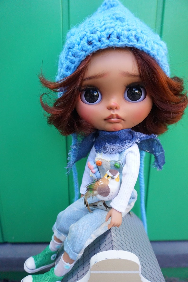 Emly – Custom Blythe Bambola unica nel suo genere OOAK Custom OOAK Blythe Bambola