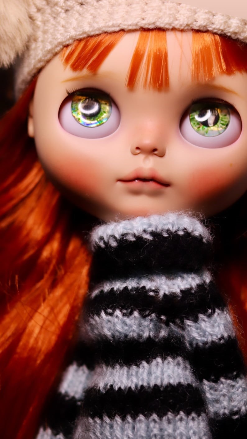 Kora – Custom Blythe Doll One-Of-A-Kind OOAK Custom OOAK Blythe Doll