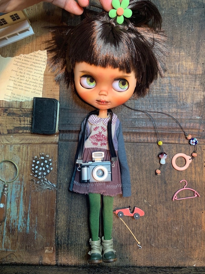 Mylah – Custom Blythe Doll One-Of-A-Kind OOAK Custom OOAK Blythe Doll