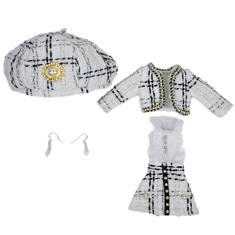 Neo Blythe Doll Short Skirt Dress with Coat & Hat Blythe doll clothes