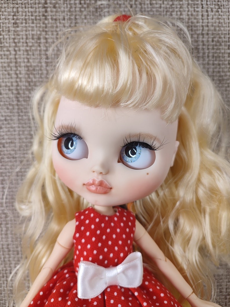 Эбигейл - Custom Blythe Кукла Единственная в своем роде OOAK Custom ОООАК Blythe Кукла