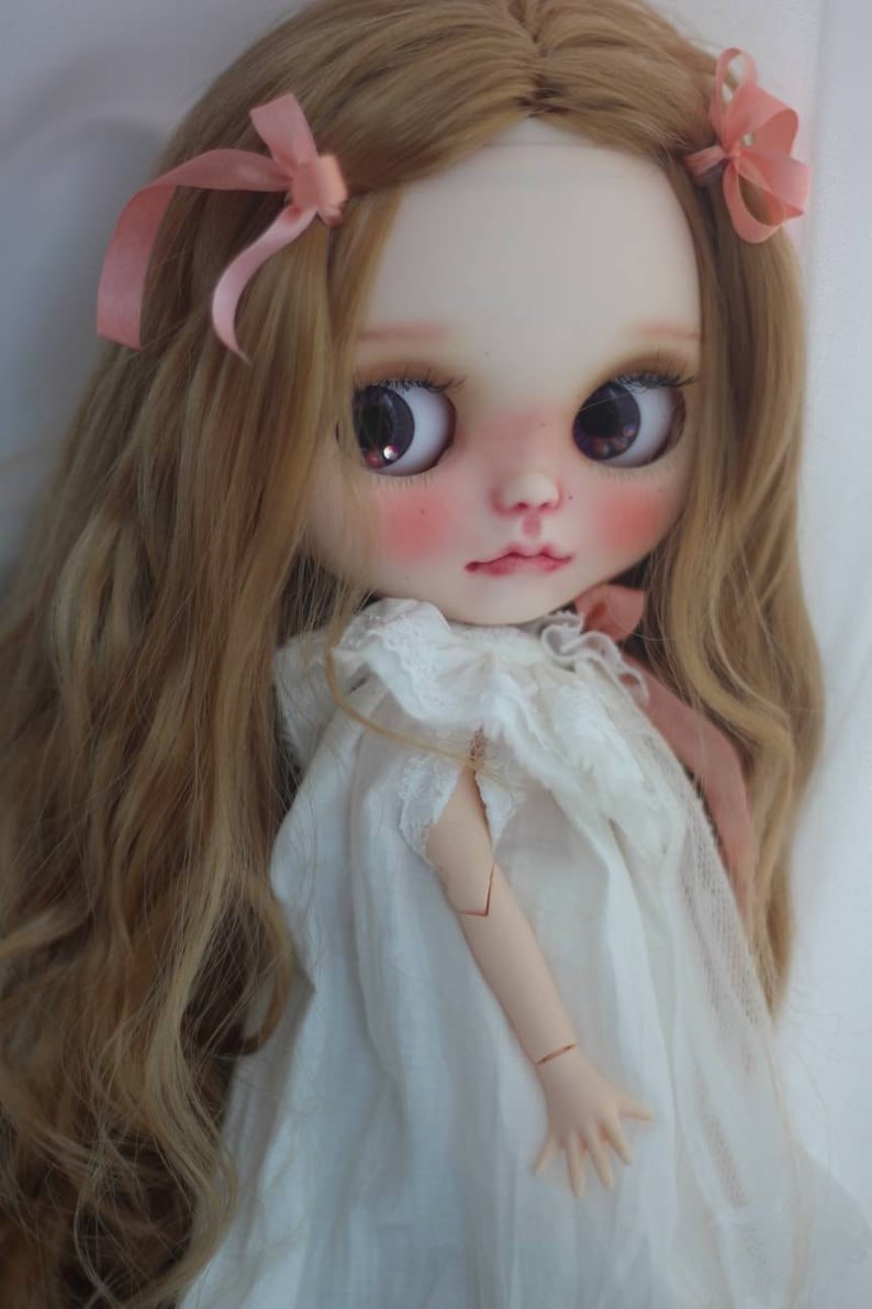 Amaya - Custom Blythe Monyeka nga Usa ka Usa ka Matahom nga OOAK Custom OOAK Blythe Doll