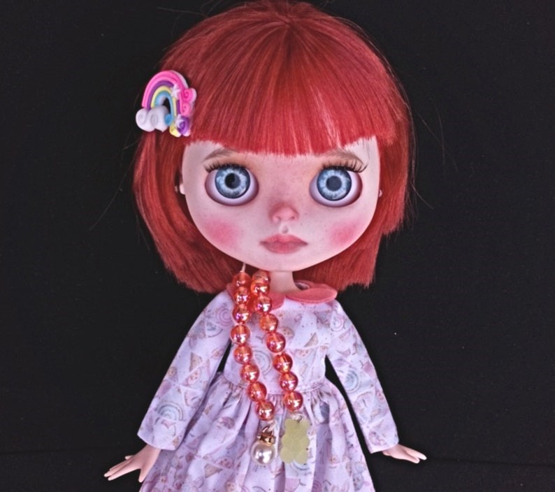 Ayleen - Custom Blythe Monyeka nga Usa ka Usa ka Matahom nga OOAK Custom OOAK Blythe Doll