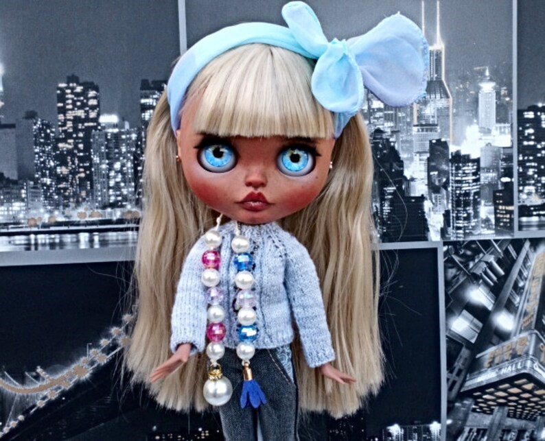 Baylor – Custom Blythe Doll One-Of-A-Kind OOAK Custom OOAK Blythe Doll