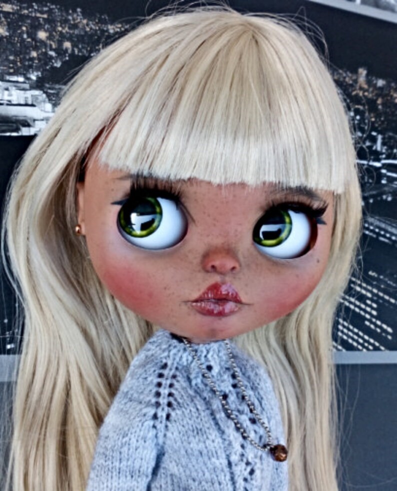 Baylor – Custom Blythe Doll One-Of-A-Kind OOAK Custom OOAK Blythe Doll