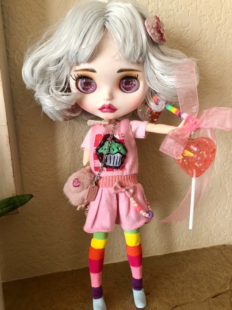 Crystal – Custom Blythe Doll One-Of-A-Kind OOAK Custom OOAK Blythe Doll