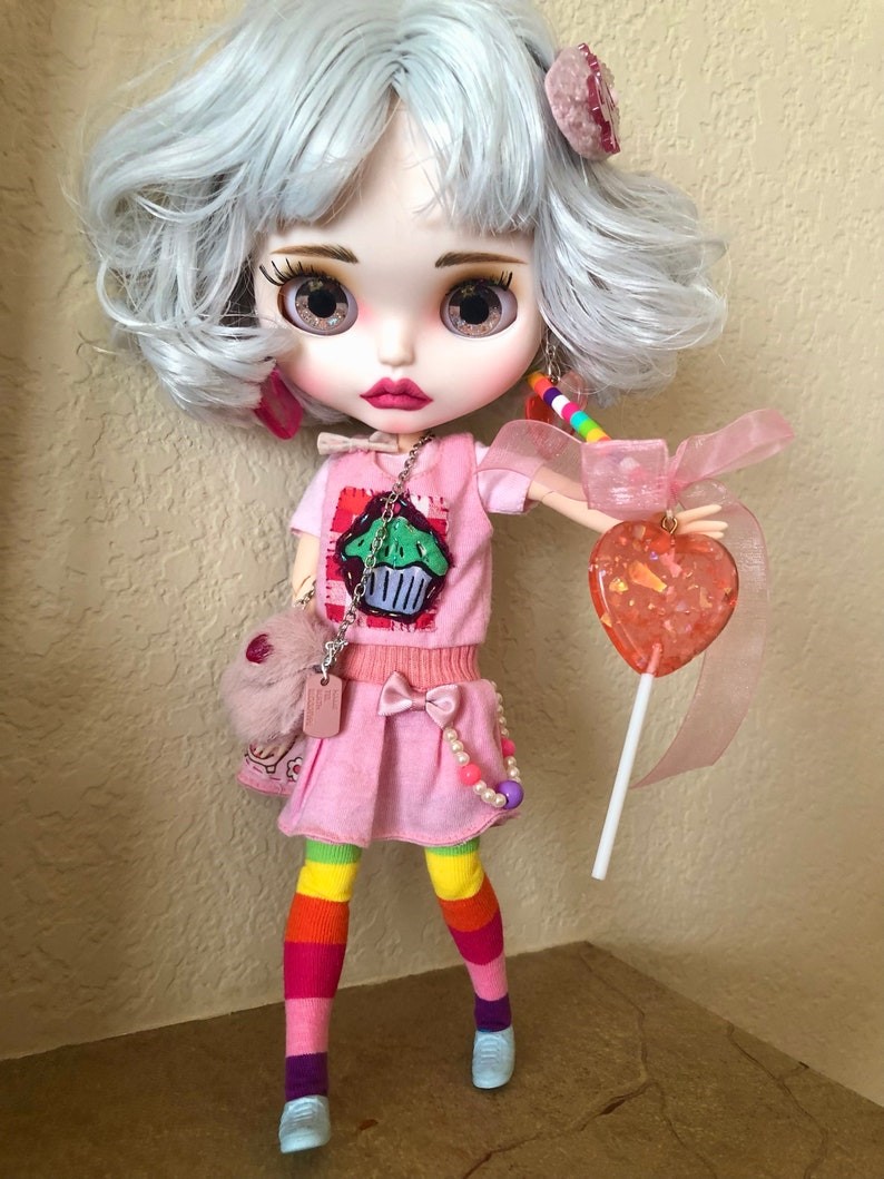 Crystal – Custom Blythe Doll One-Of-A-Kind OOAK Custom OOAK Blythe Doll
