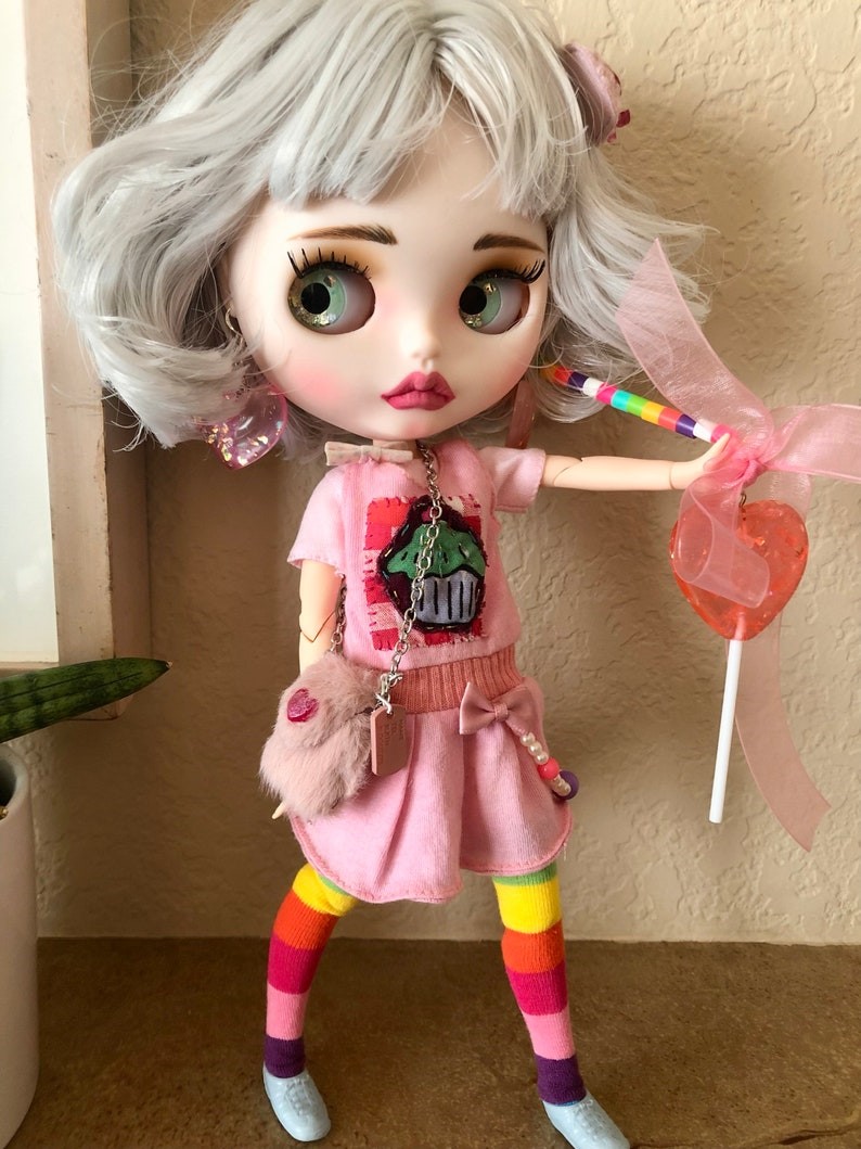 Crystal – Custom Blythe Doll One-Of-A-Kind OOAK Custom OOAK Blythe Doll
