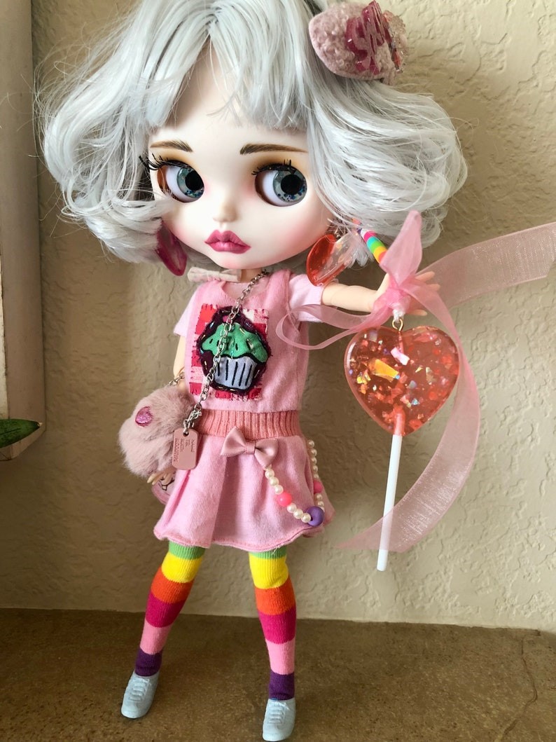 Crystal – Custom Blythe Doll One-Of-A-Kind OOAK Custom OOAK Blythe Doll