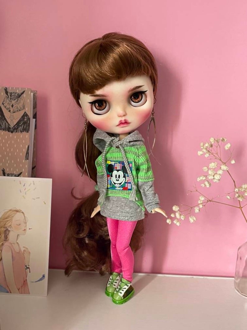 Delilah – Custom Blythe Doll One-Of-A-Kind OOAK Custom OOAK Blythe Doll