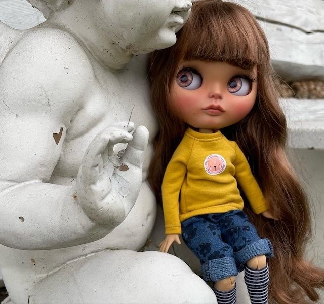 GABRIELLE 💝 Poupée Blythe OOAK Custom – Unique, Faite Main Avec Vêtements