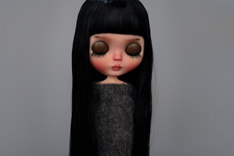 Evie - Custom Blythe Poupée Unique OOAK Custom OOAK Blythe Doll