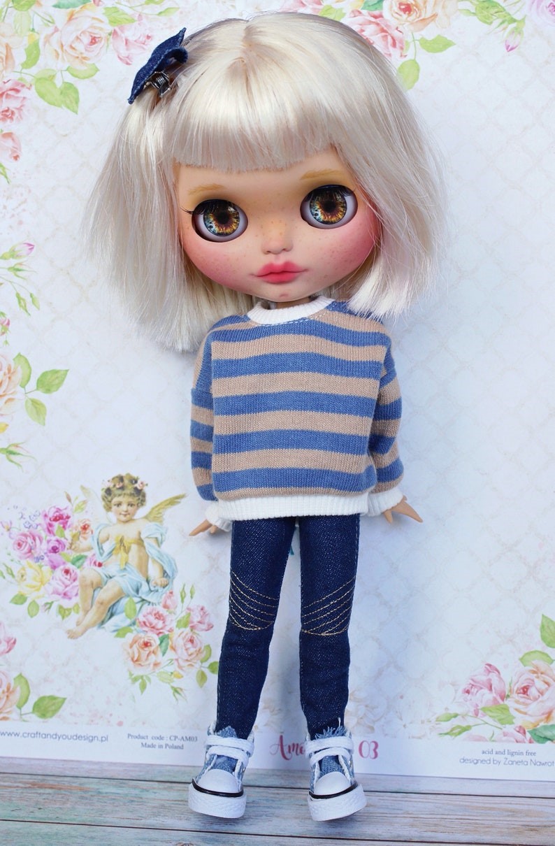 Kiera – Custom Blythe Bambola unica nel suo genere OOAK Custom OOAK Blythe Bambola